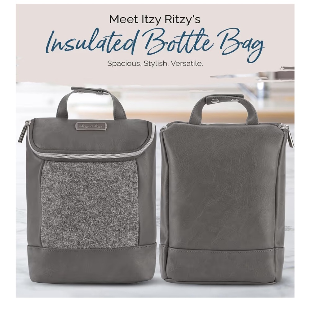 Itzy ritzy Grayson bottle bag
